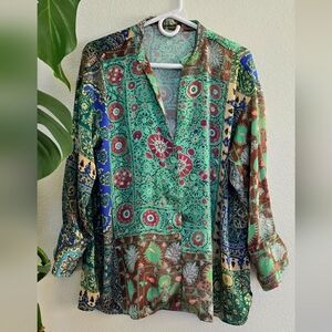 Zara Silk Blouse